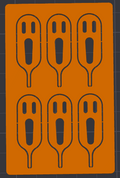 Halloween Toothpick Remix - Snap Out Toothpicks in Credit Card Carrier for your wallet