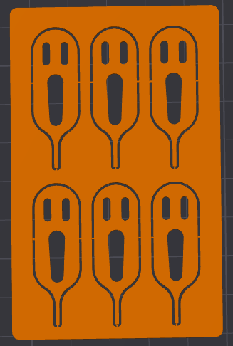 Halloween Toothpick Remix - Snap Out Toothpicks in Credit Card Carrier for your wallet