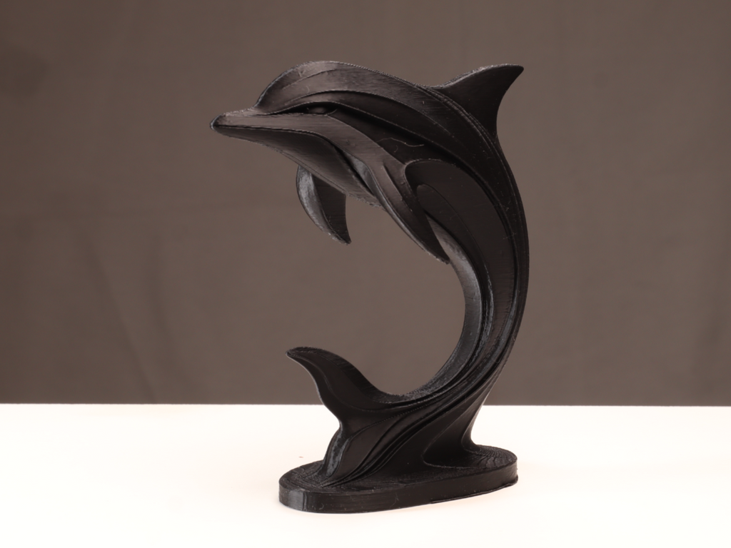 Dolphin Statue – Minimalist Organic Design