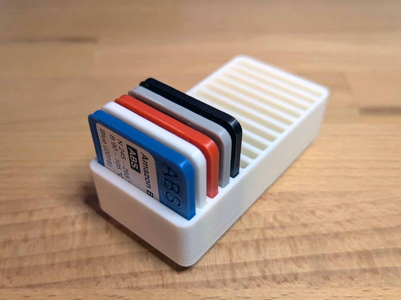 Gridfinity Filament Swatch Holder