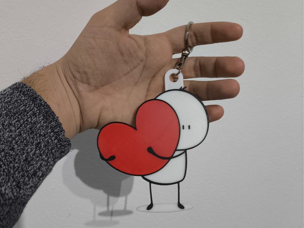 Keychain Heart Love