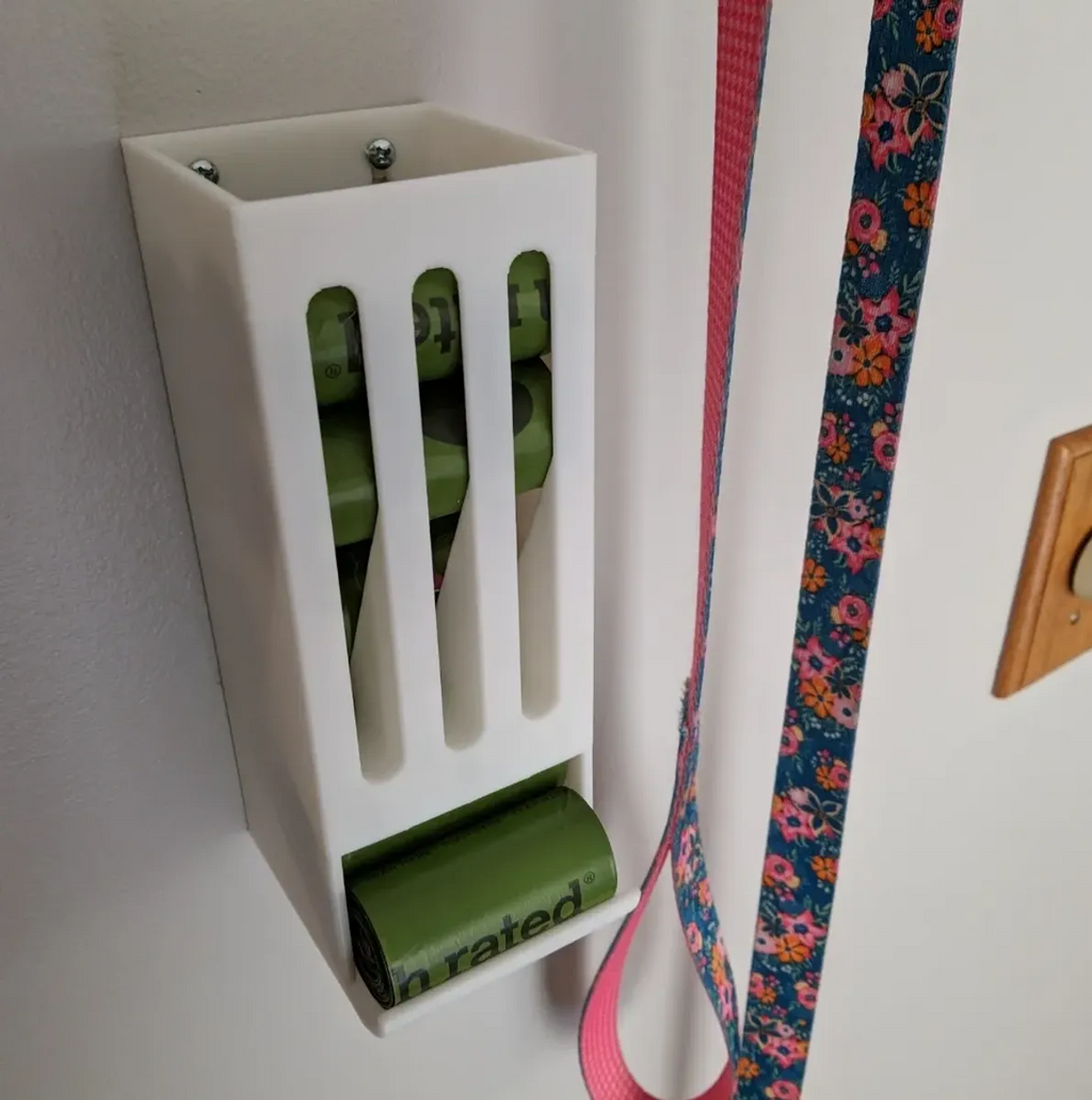 Wall-mounted Dog Poop Bags Roll Dispenser