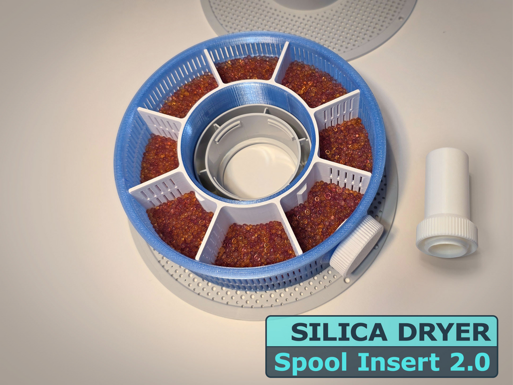 Silica Dryer Spool Insert 2.0 + Chambers & Screws