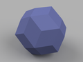 Low Poly Spheres: Rhombic Triacontahedron