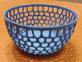 Voronoi Organic Mesh Fruit Bowl