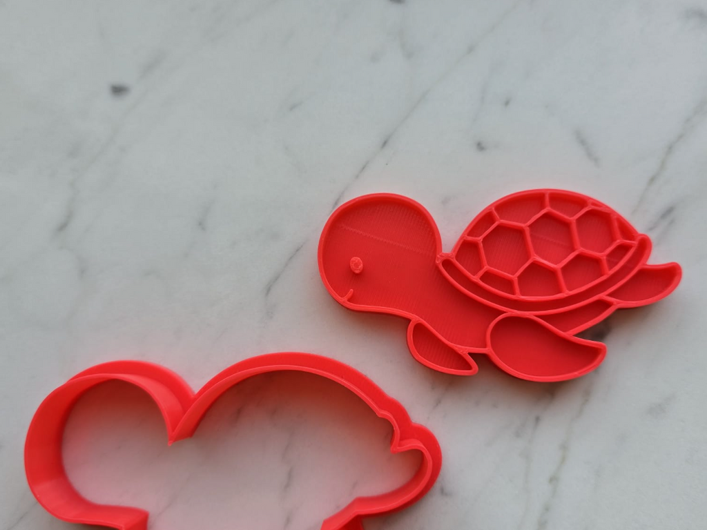 Sea Turtle Cookie Cutter Stamp Playdoh