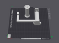 Spool Holder Roller Bambu with filament guide M10