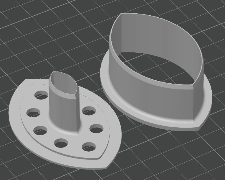 Cookie cutter 2 parts