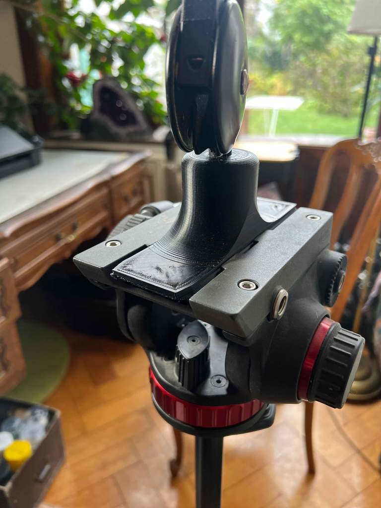 Manfrotto 504 Tripod Plate to Rode PSA 1 Adapter