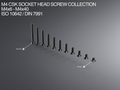 M4 CSK Socket Head Screw Collection M4x6-M4x40