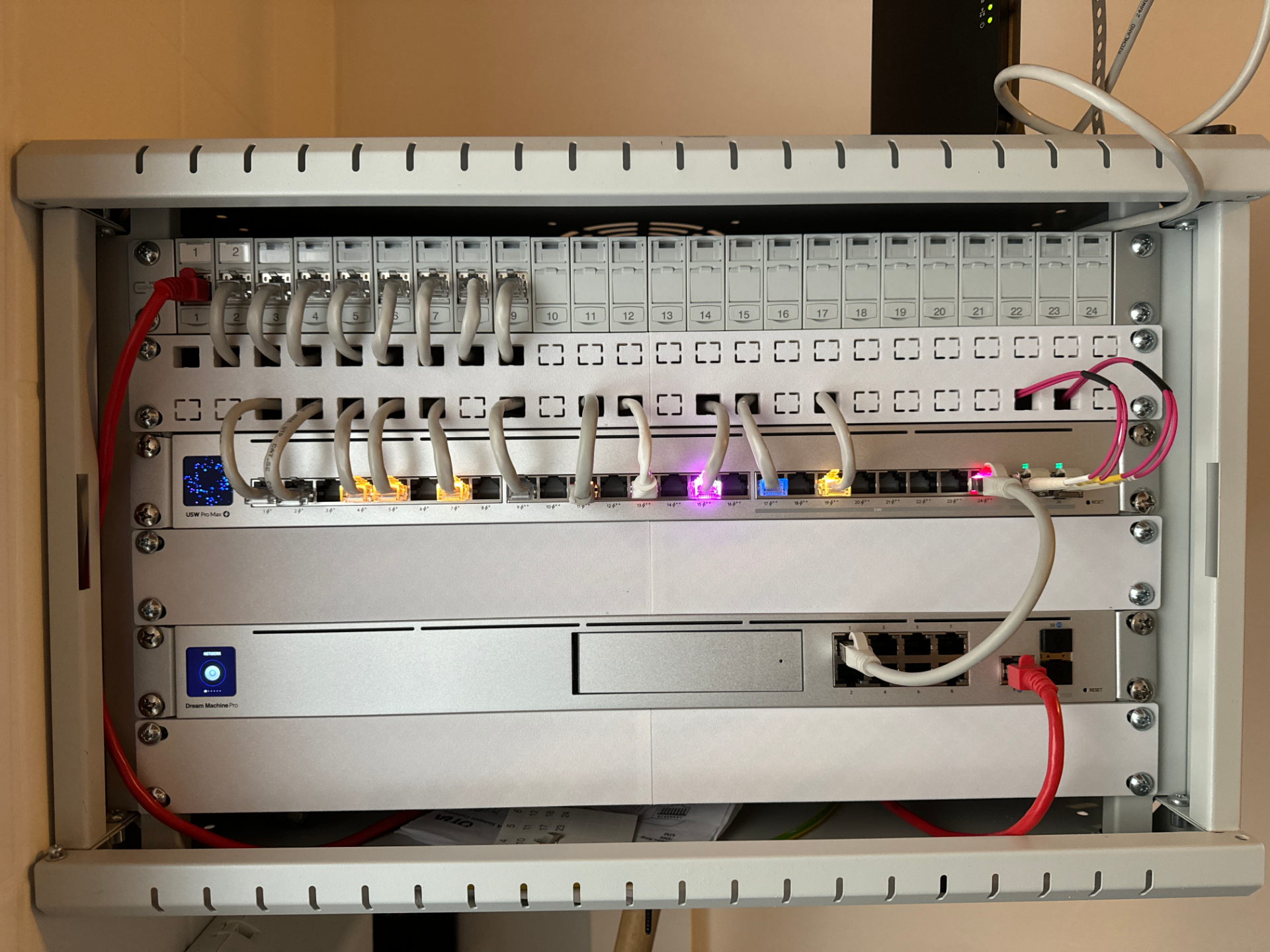 2U 19° Rack Cable Cover
