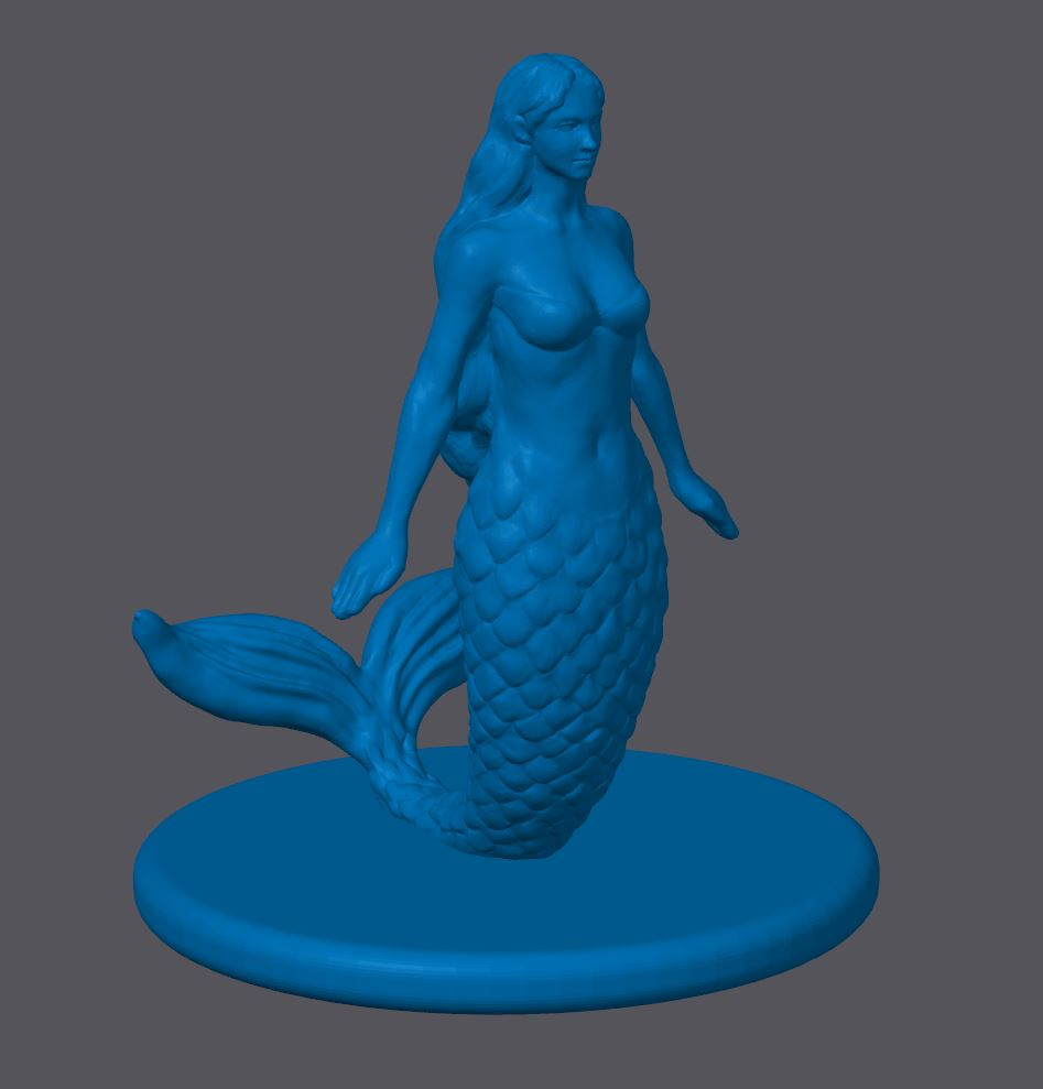 Mermaid with base