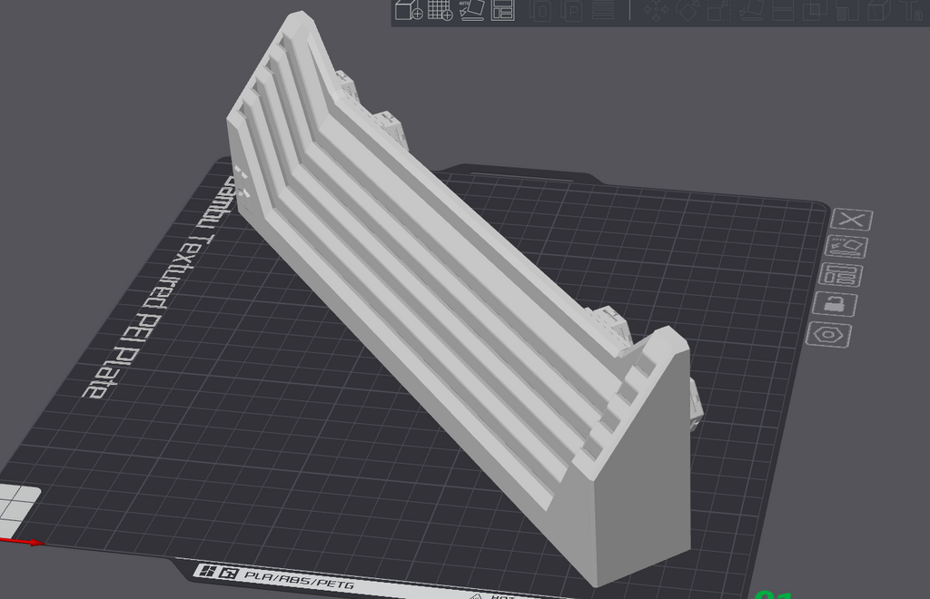Honeycomb mount Build plate holder