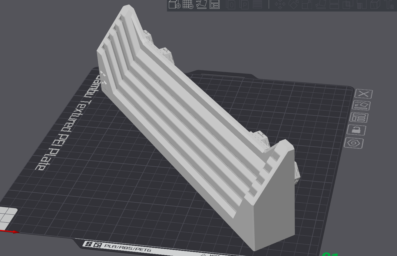 Honeycomb mount Build plate holder