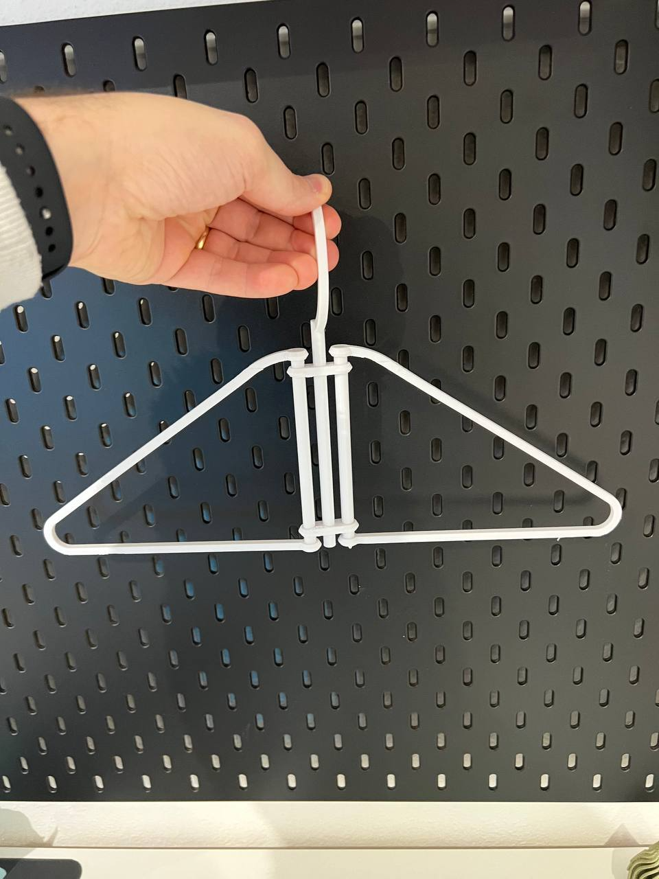 Folding hanger - Space Saver!