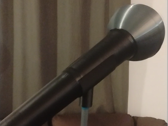 Oversized microphone