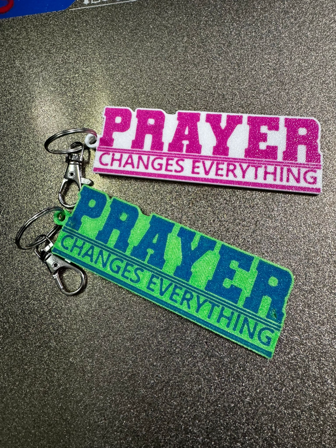 Prayer Changes Everything Keychain
