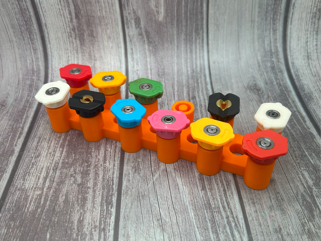 Nozzle Nest: A Home for Pressure Washer Nozzles