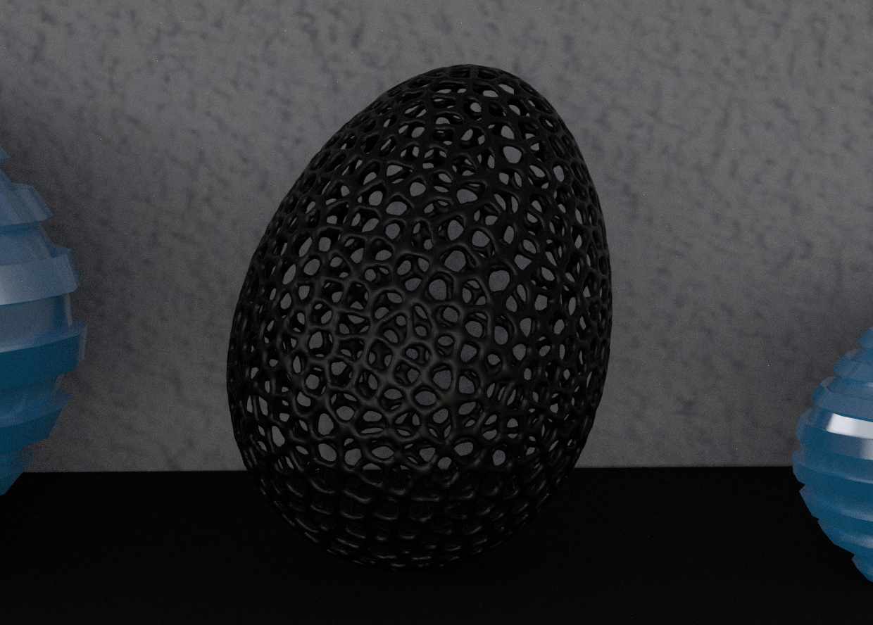 Voronoi Easter Egg