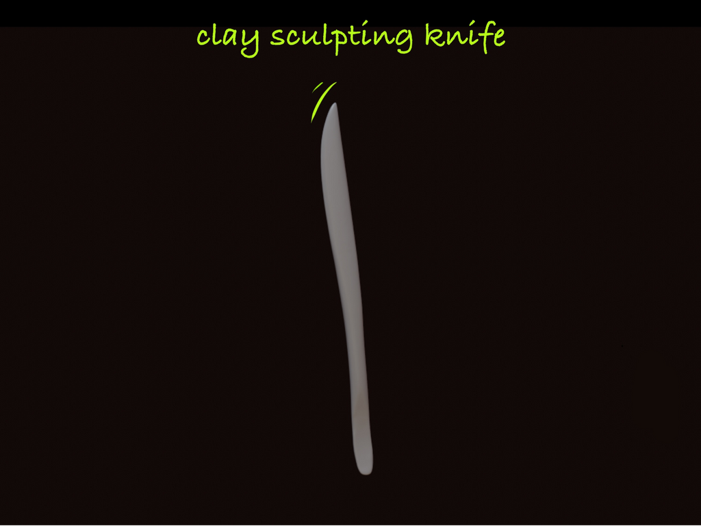 clay sculpting knife