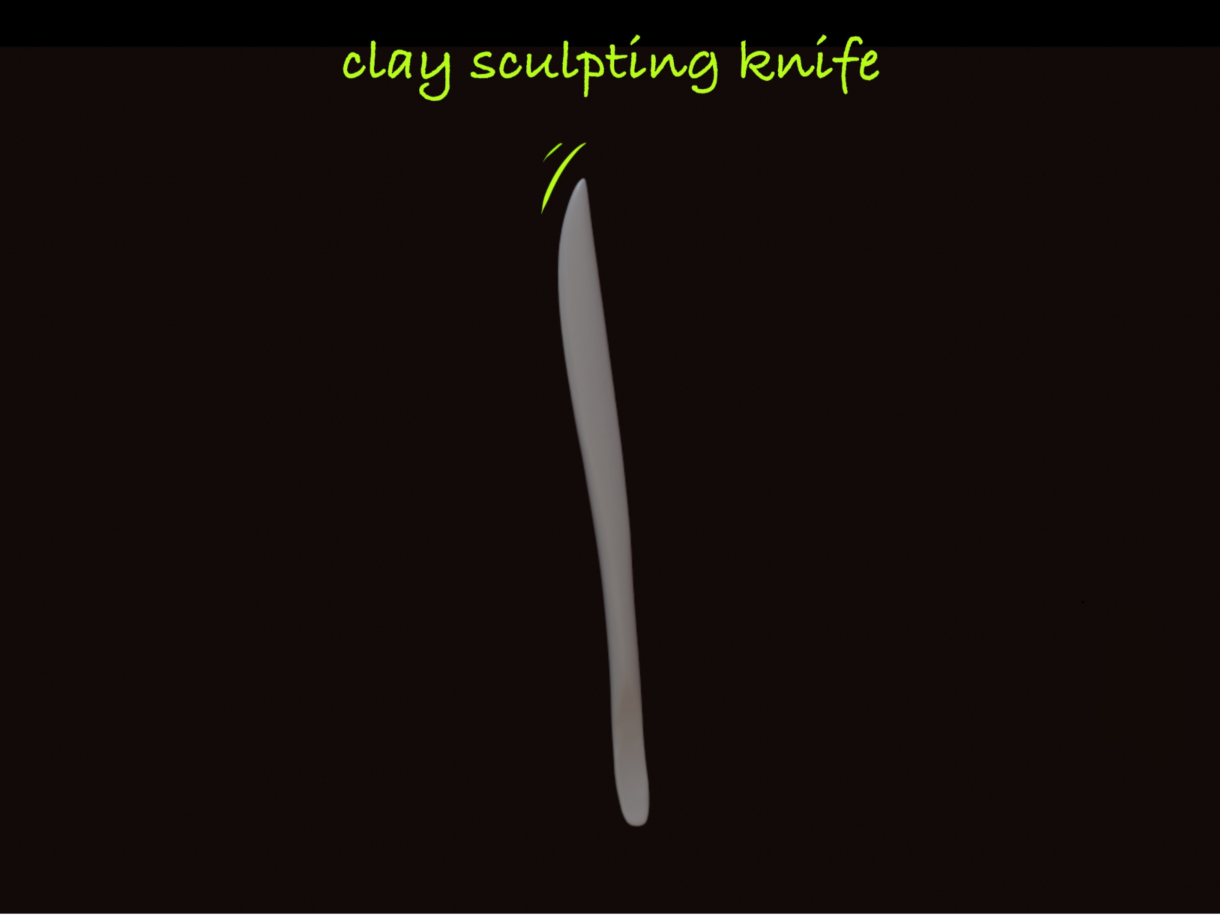 clay sculpting knife