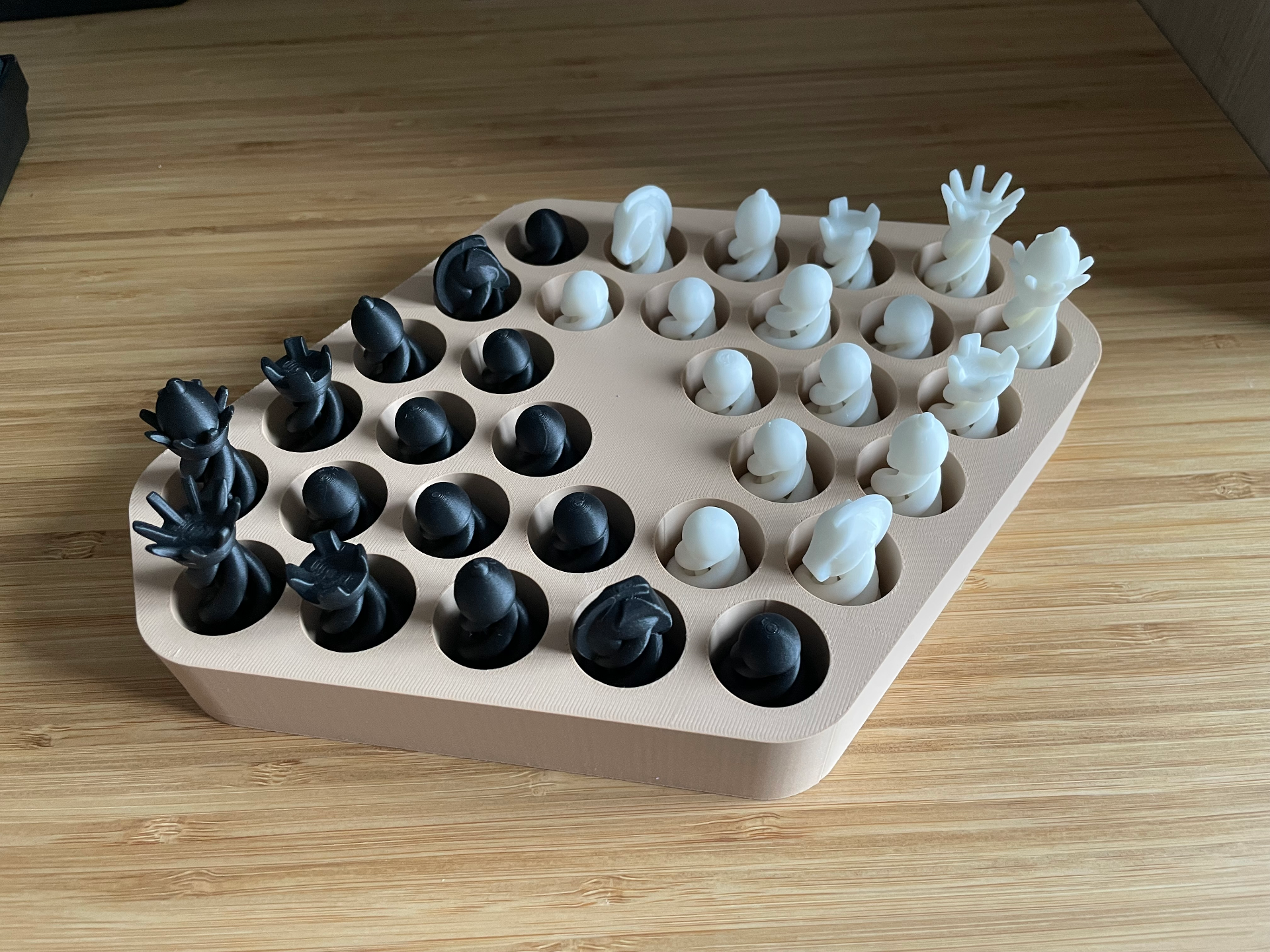 Spiral Chess Piece Holder