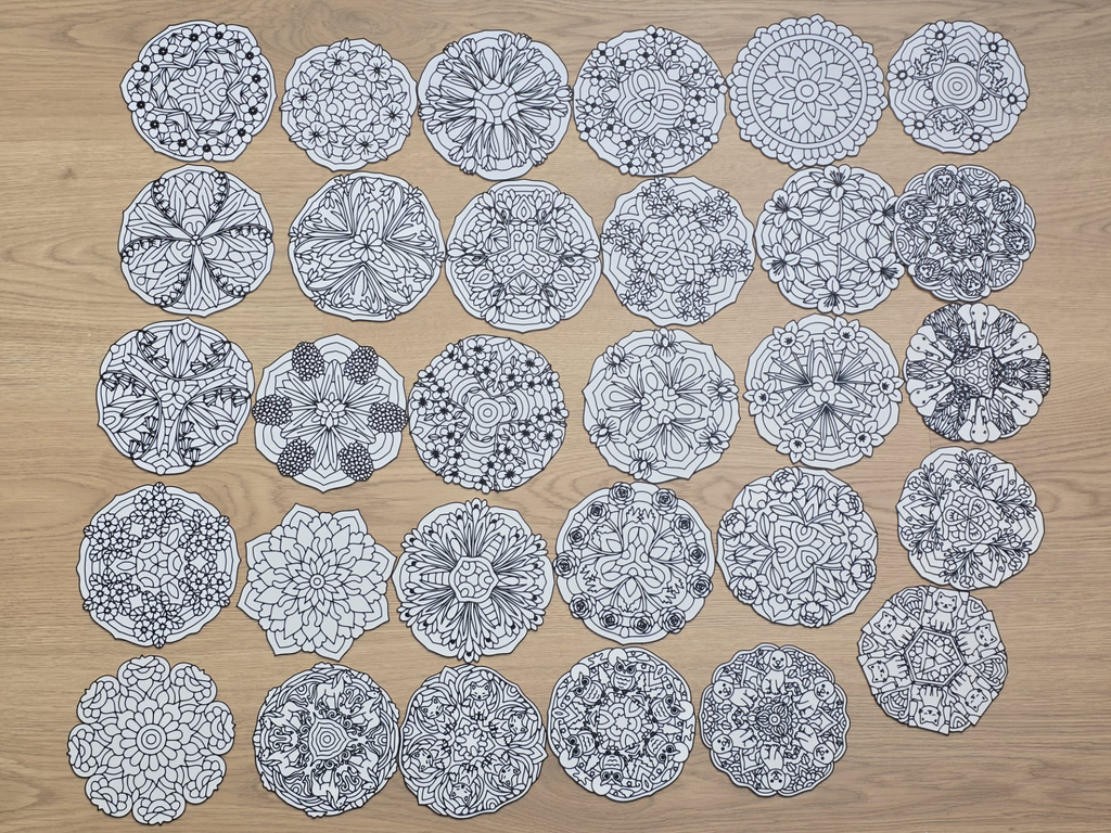 Mandala Coloring Collection Pack