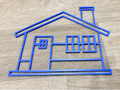 House stencil for artwork