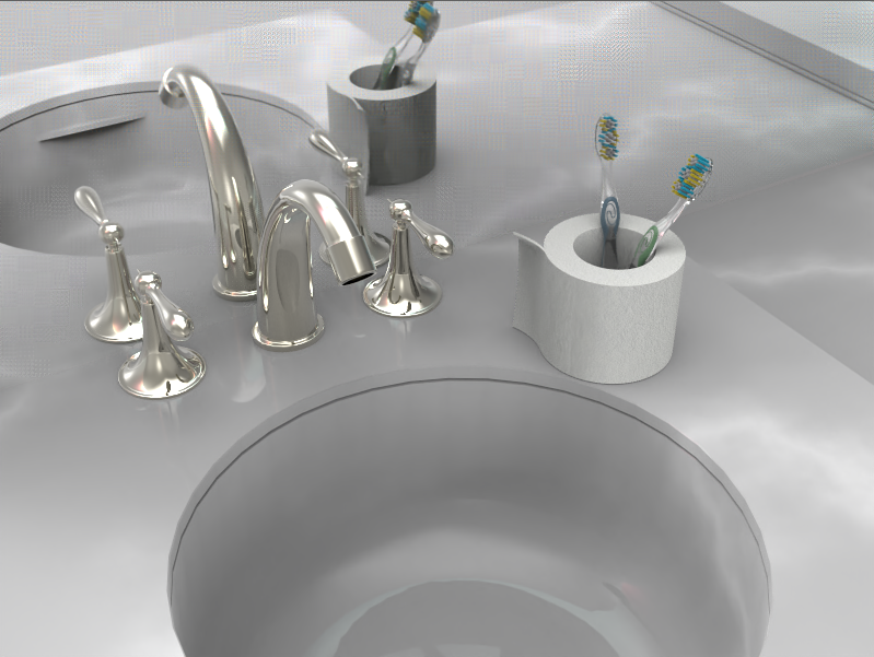 Toilet Paper Toothbrush Holder