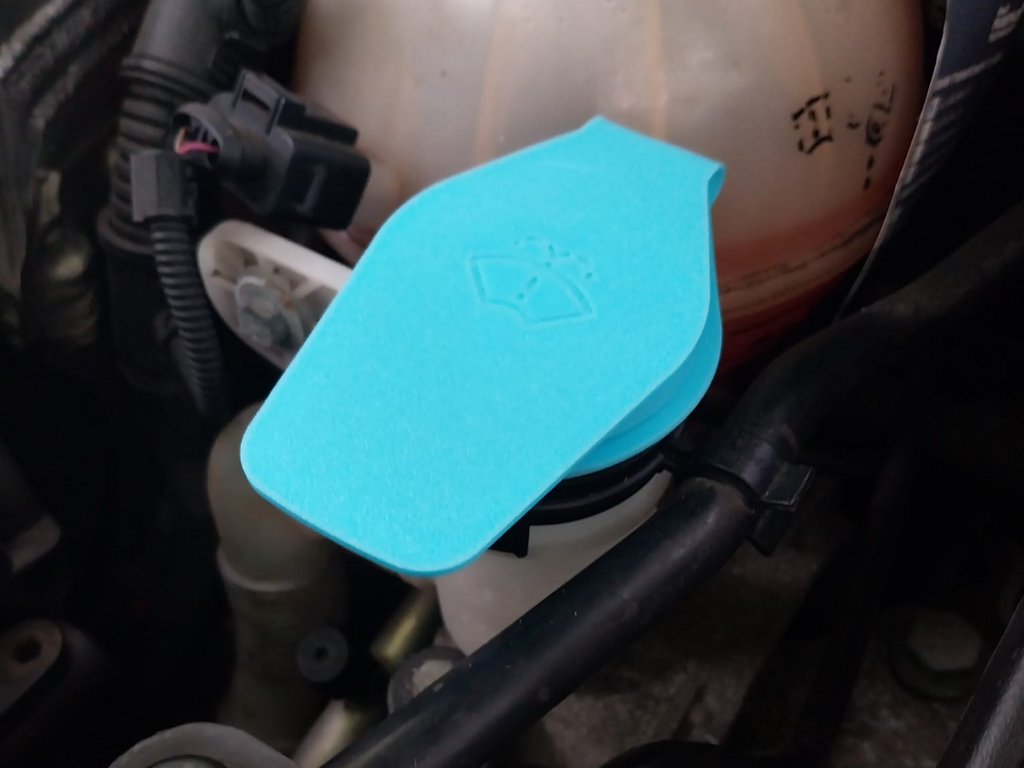 Volkswagen car windshield wiper water cover