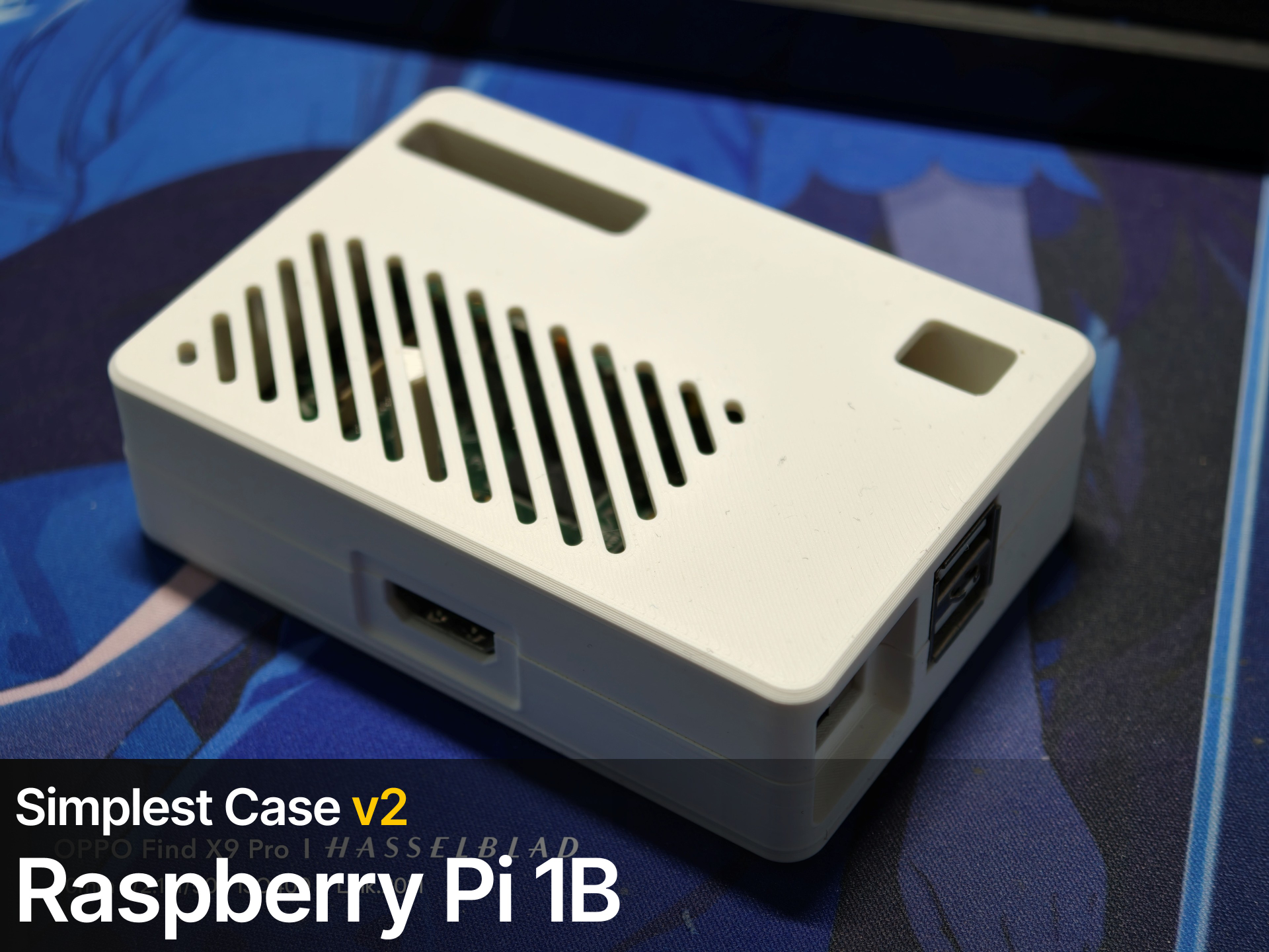 Simplest Raspberry Pi 1B Case v2