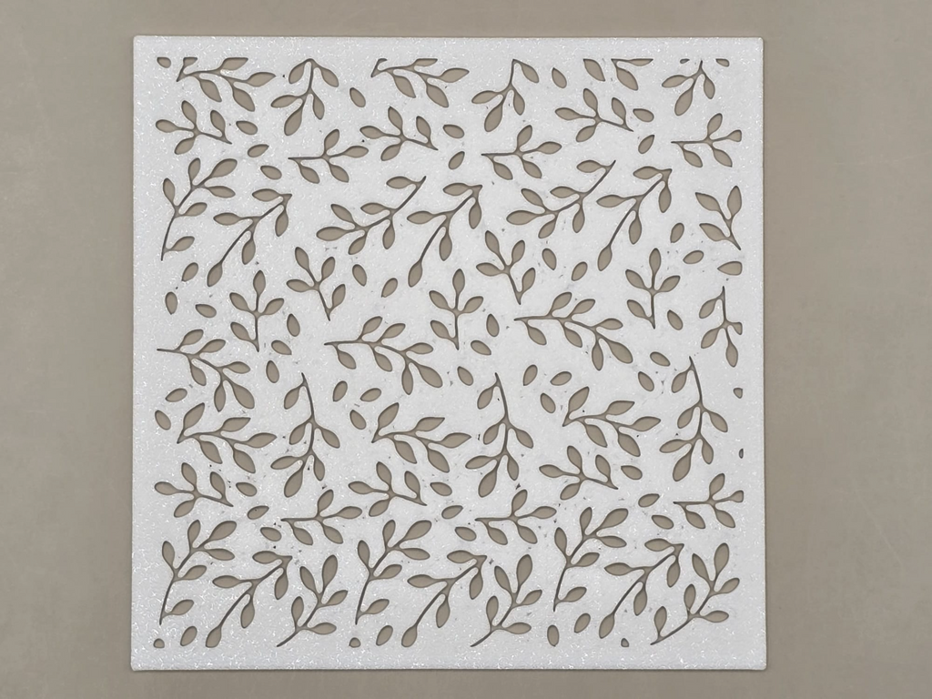 Spring Leaves Nature Stencil Craft Template
