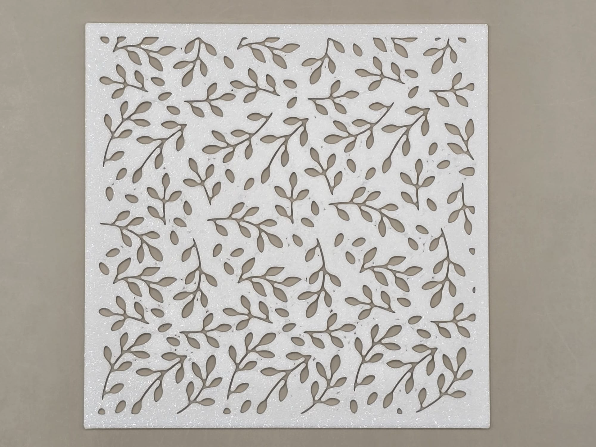 Spring Leaves Nature Stencil Craft Template