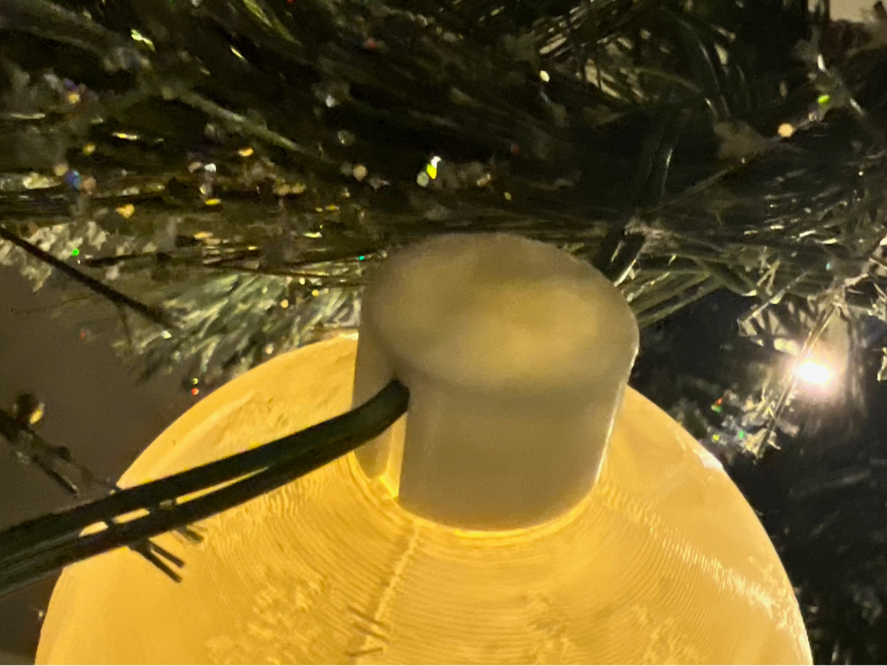 Lithophane Globe Cap