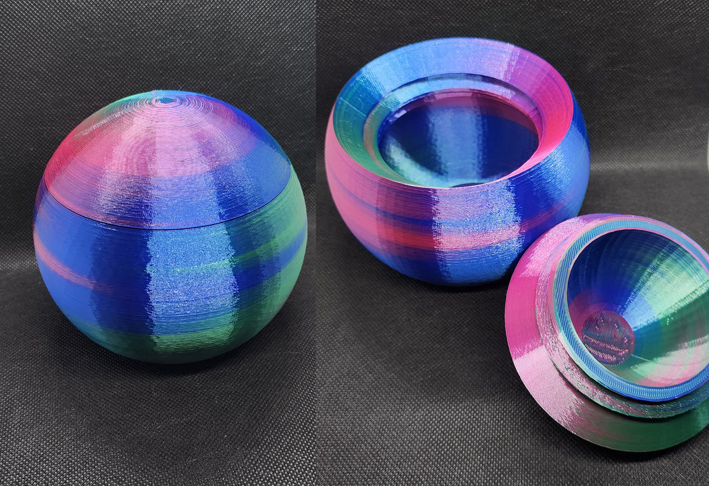 🞇 Globe Stash Box (Screw-top Ball)