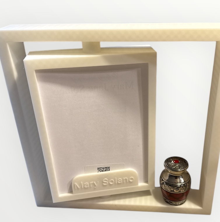 5x7 Rotating Photo Frame/Urn holder