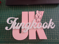 BTS Jungkook - 3D Dimensional Letter Sign
