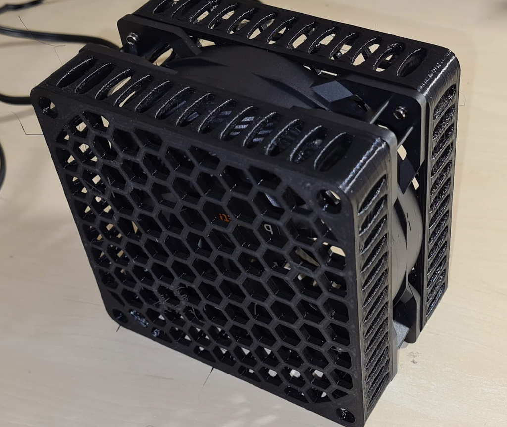 120mm Fan Grill Guard with spacing