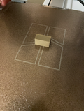 A rectangle @ 2cm x 1cm x 1cm