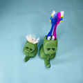 Cute Dinosaur Bathroom Organization Set