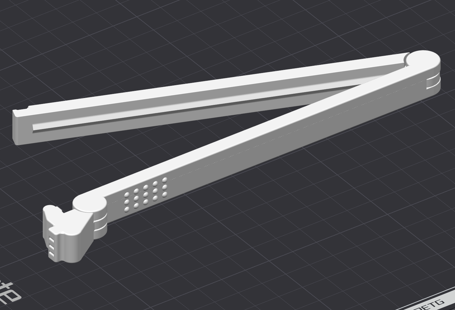 140mm bag clip print in place