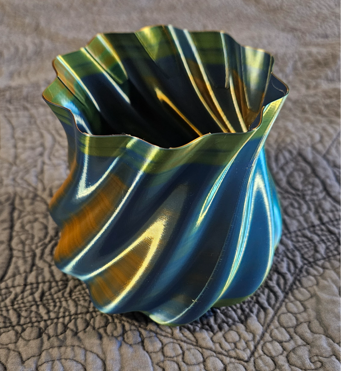 Vase Brick Flowers