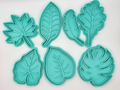 Leaves Cookie Cutter Playdoh Stamp