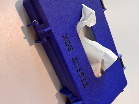 re-usable Tissue box