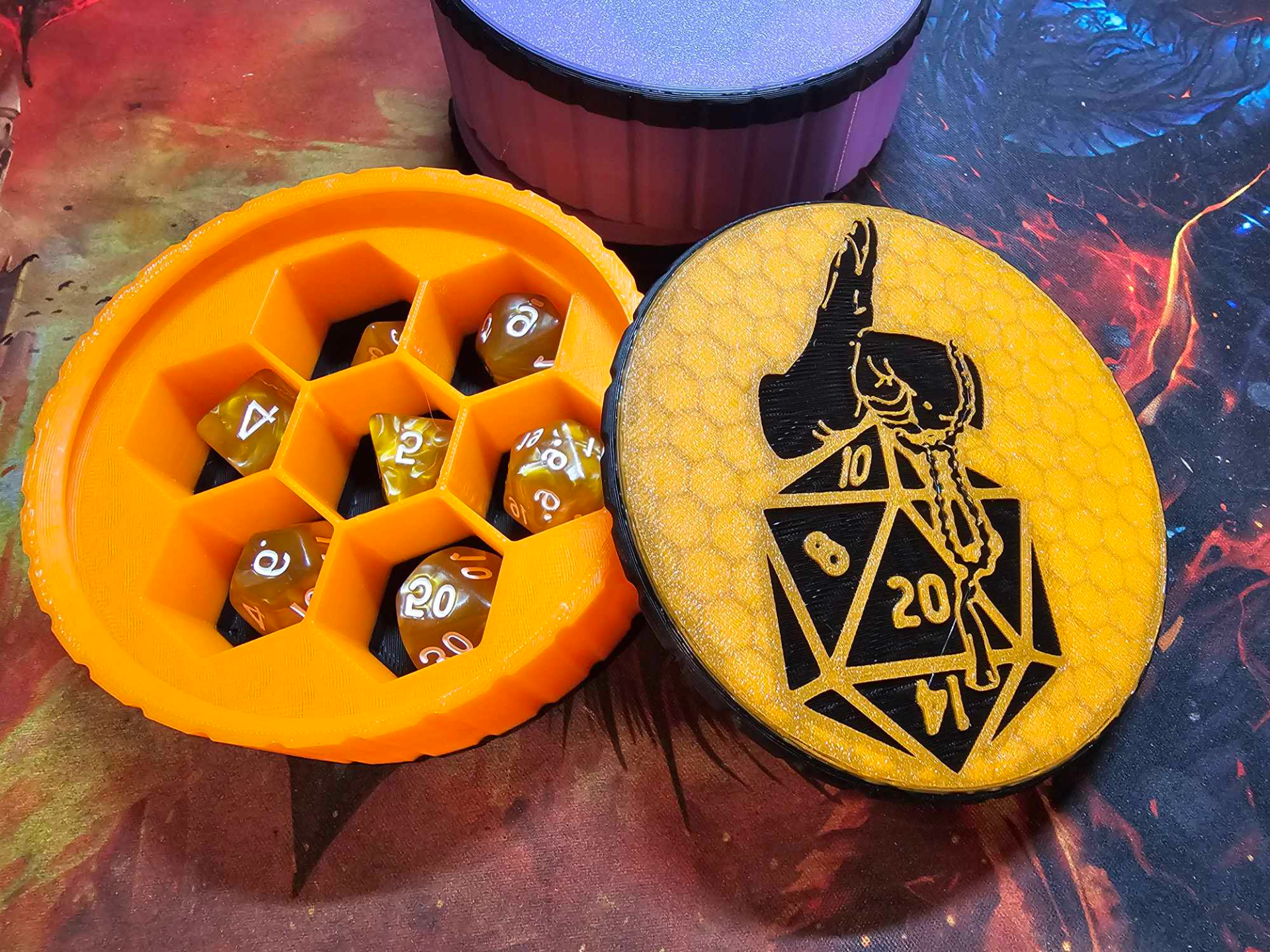Monk's Sanctuary Dice Box with screw top lid