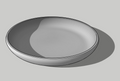 simple flat bowl | smooth
