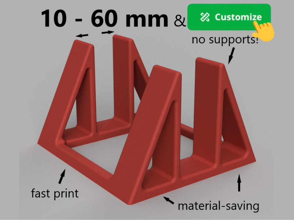 parametric vertical Laptop / Notebook Stand