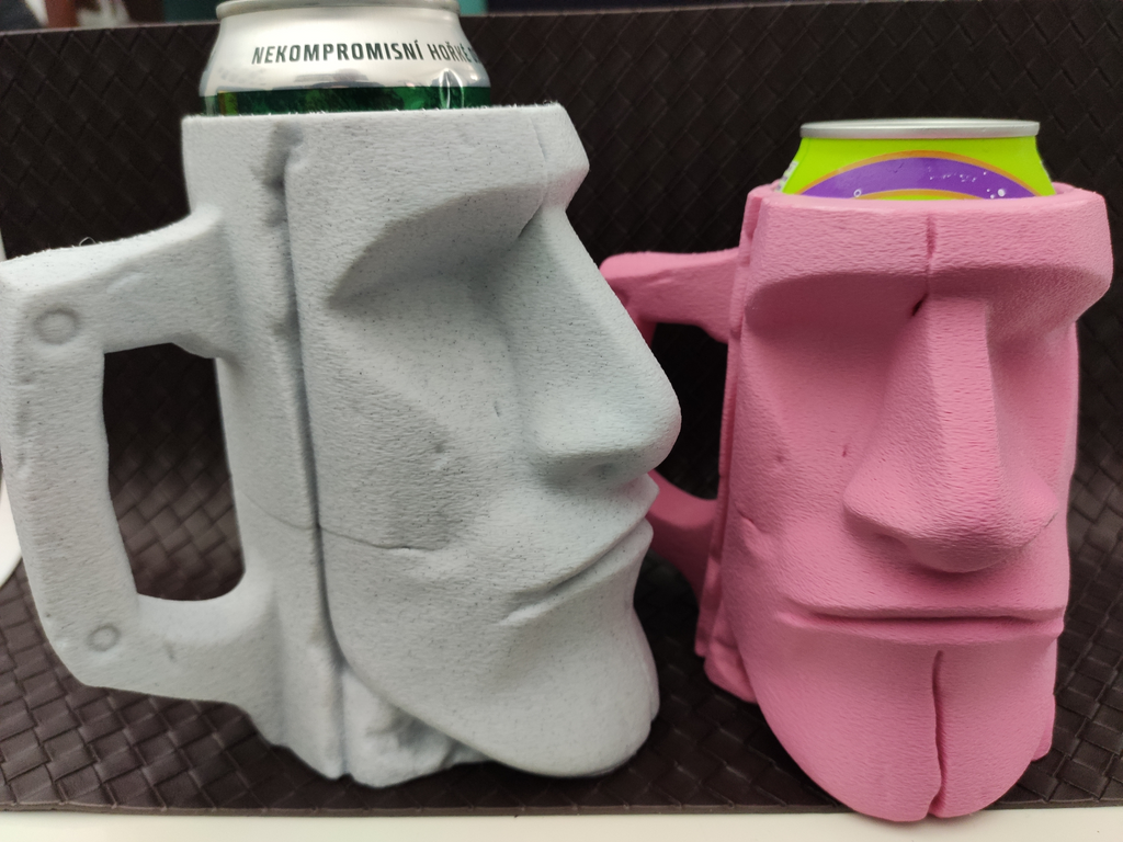 Moai Can Holder (0.5L + 12oz Cans) - Beer mug
