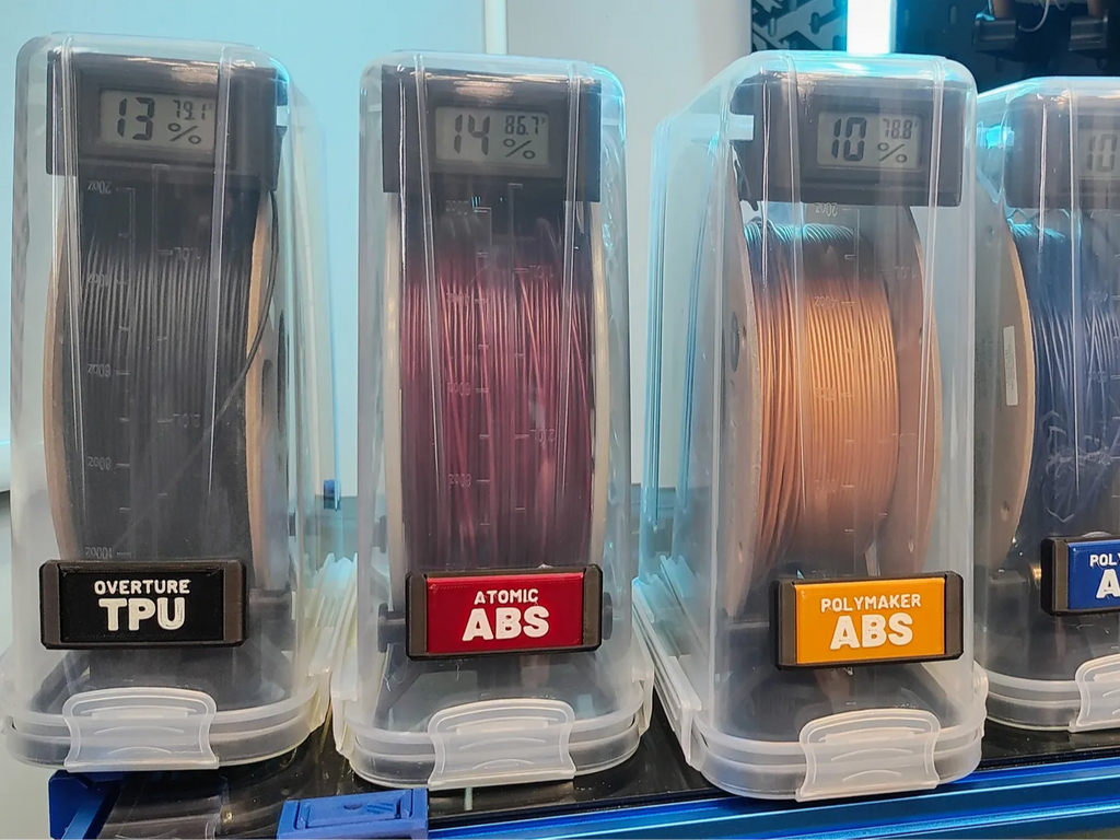 Filament Dry Box with Rollers by GunplaMark