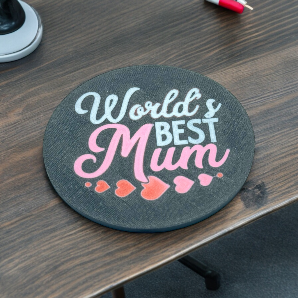 World's Best Mum Coaster